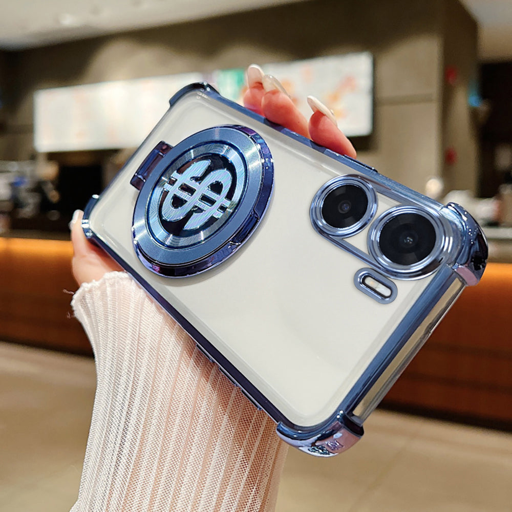 Vivo V29e 5G Four Corner Airbags 100% Original Astro Money Magnet Rotating Dollar Case