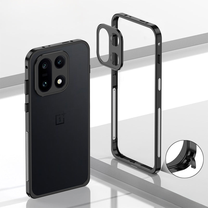 OnePlus 15 5G Aluminium Metal Frame Case With Metal Camera Lens Protection