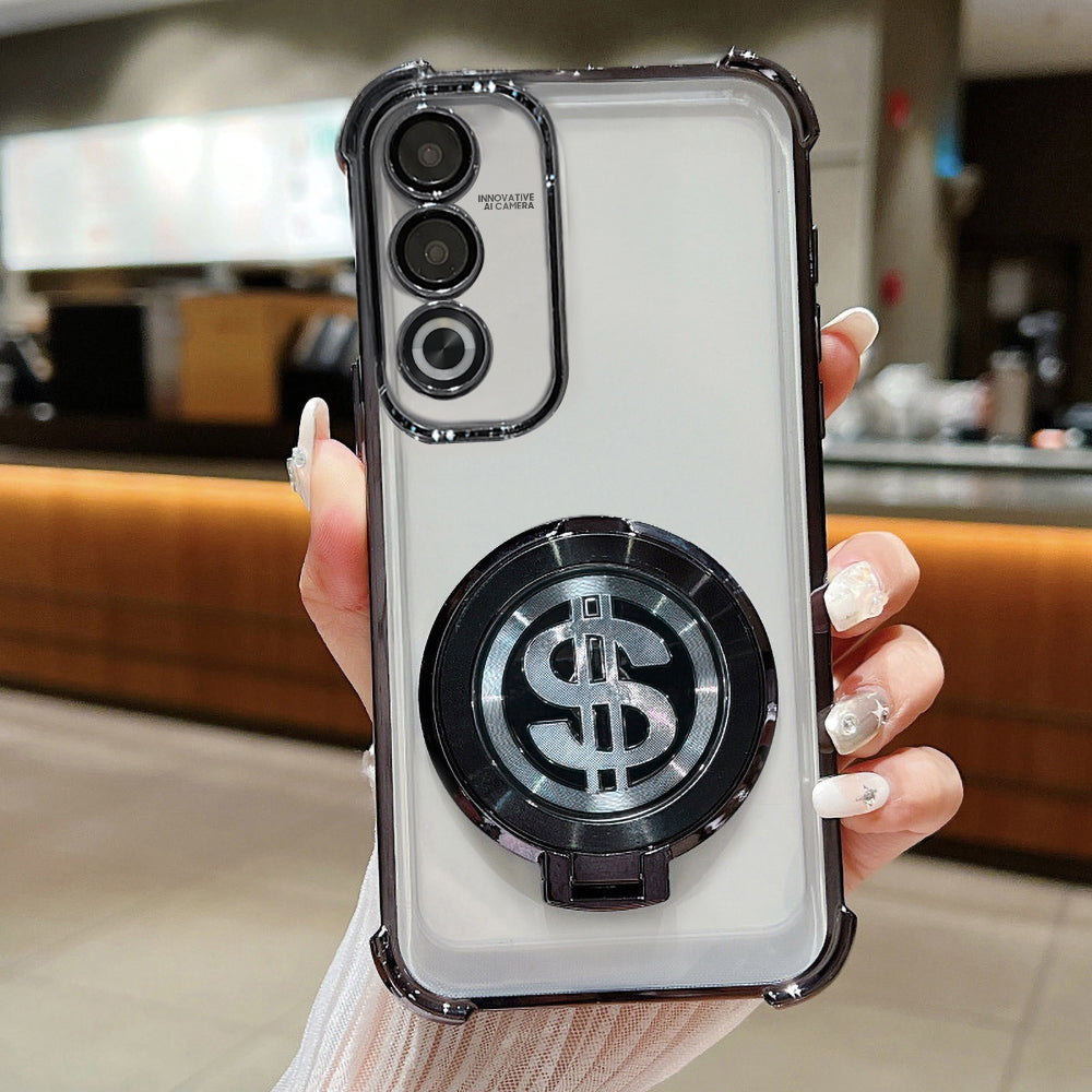 Oppo K12x 5G Four Corner Airbags 100% Original Astro Money Magnet Rotating Dollar Case