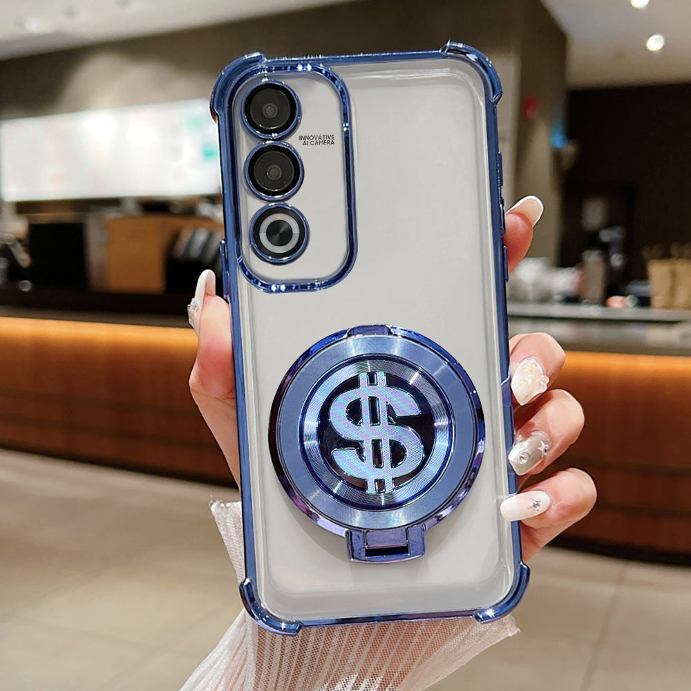 Oppo K12x 5G Four Corner Airbags 100% Original Astro Money Magnet Rotating Dollar Case