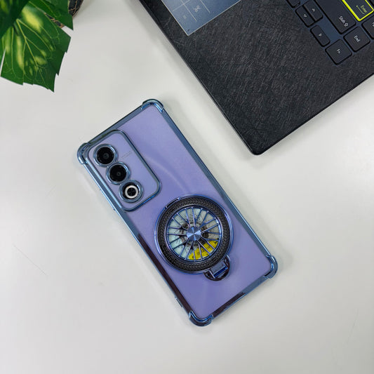 Oppo A3 Pro 5G Premium Stress Buster Wheel Rotating Shockproof Airbags Case