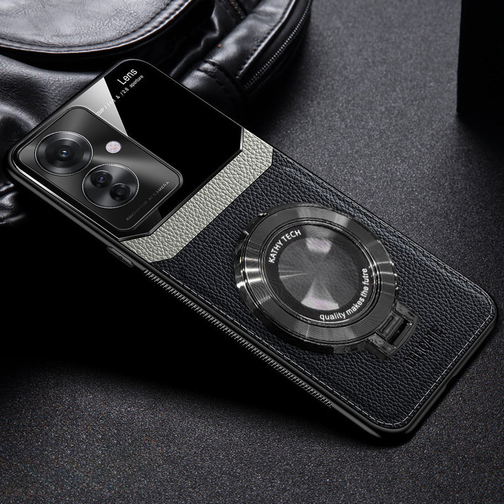 Oppo F25 Pro stylish leather case