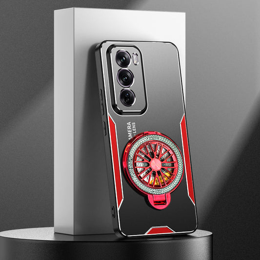 Oppo Reno 12 Pro 5G Red Metal Frame Case