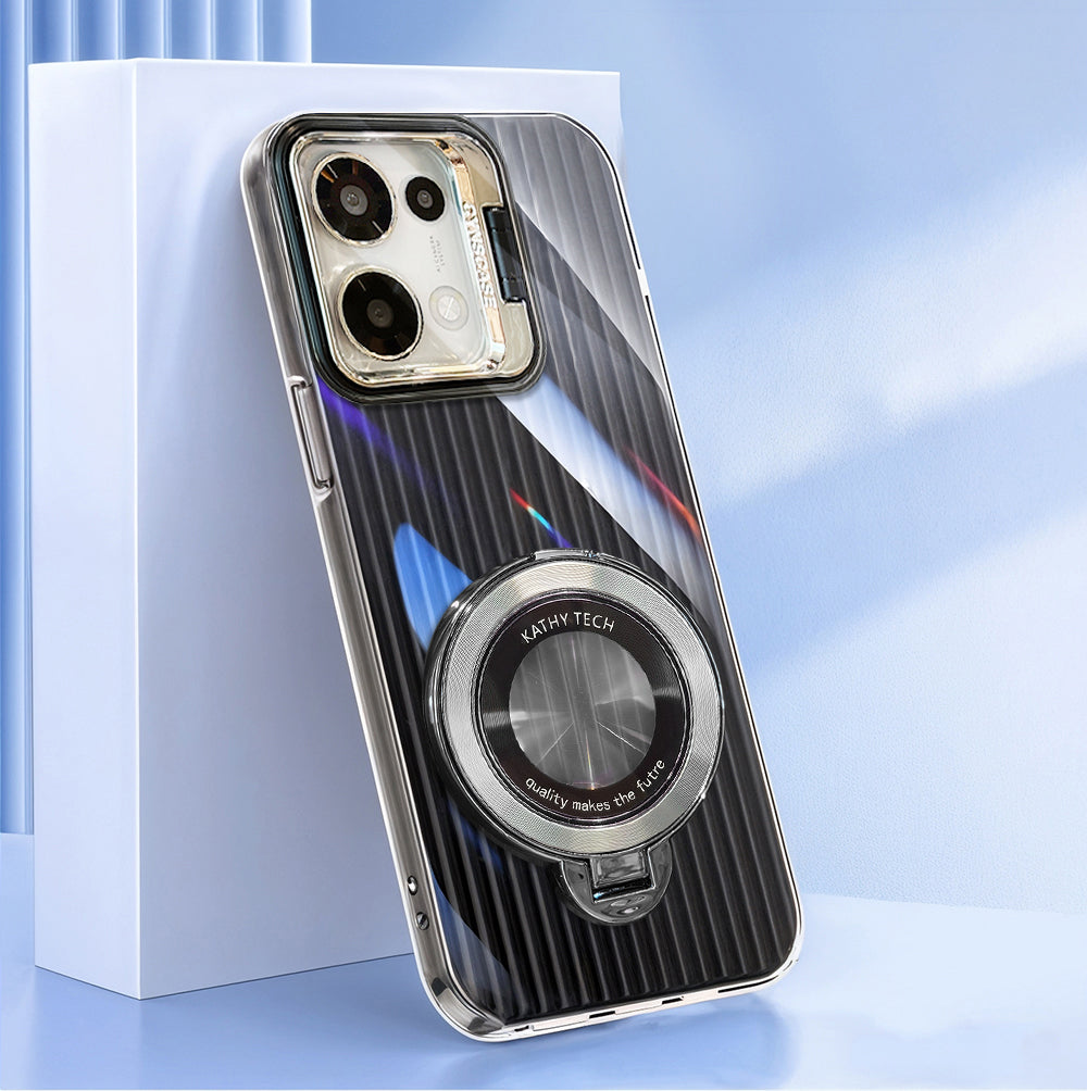 Oppo Reno13 ring stand case compatible with magnetic car mounts