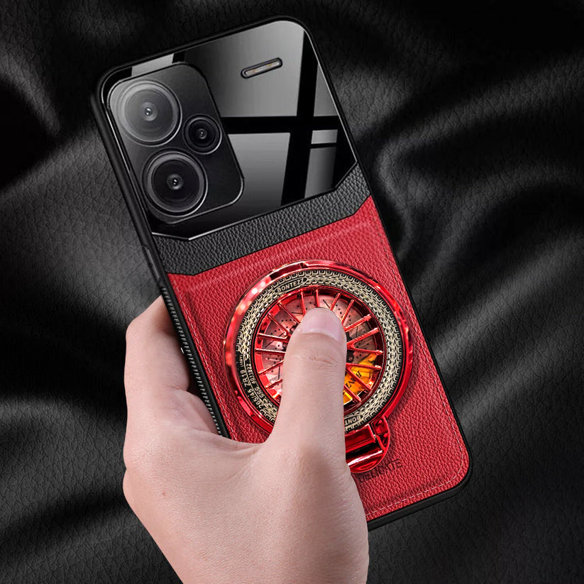 Redmi Note 13 Pro+ Comfortable Leather Lens Case