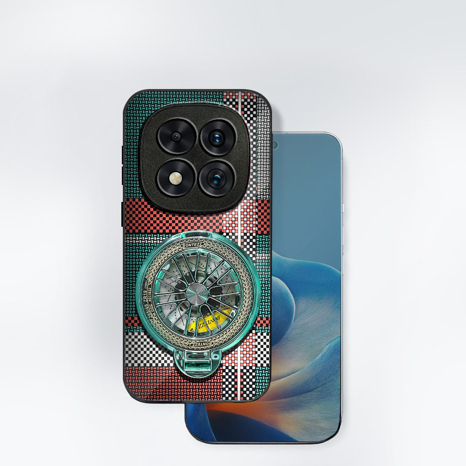 Redmi Note 14 Pro+ 5G Premium Stress Buster Wheel Grid Pattern Back Case