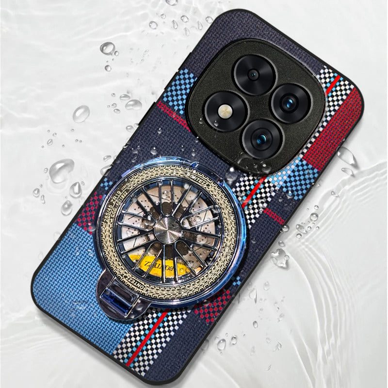 Redmi Note 14 Pro+ 5G Premium Stress Buster Wheel Grid Pattern Back Case