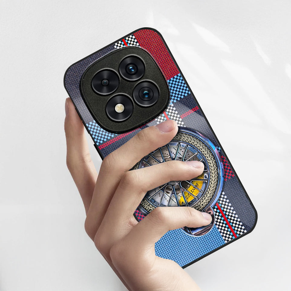 Redmi Note 14 Pro+ 5G Premium Stress Buster Wheel Grid Pattern Back Case