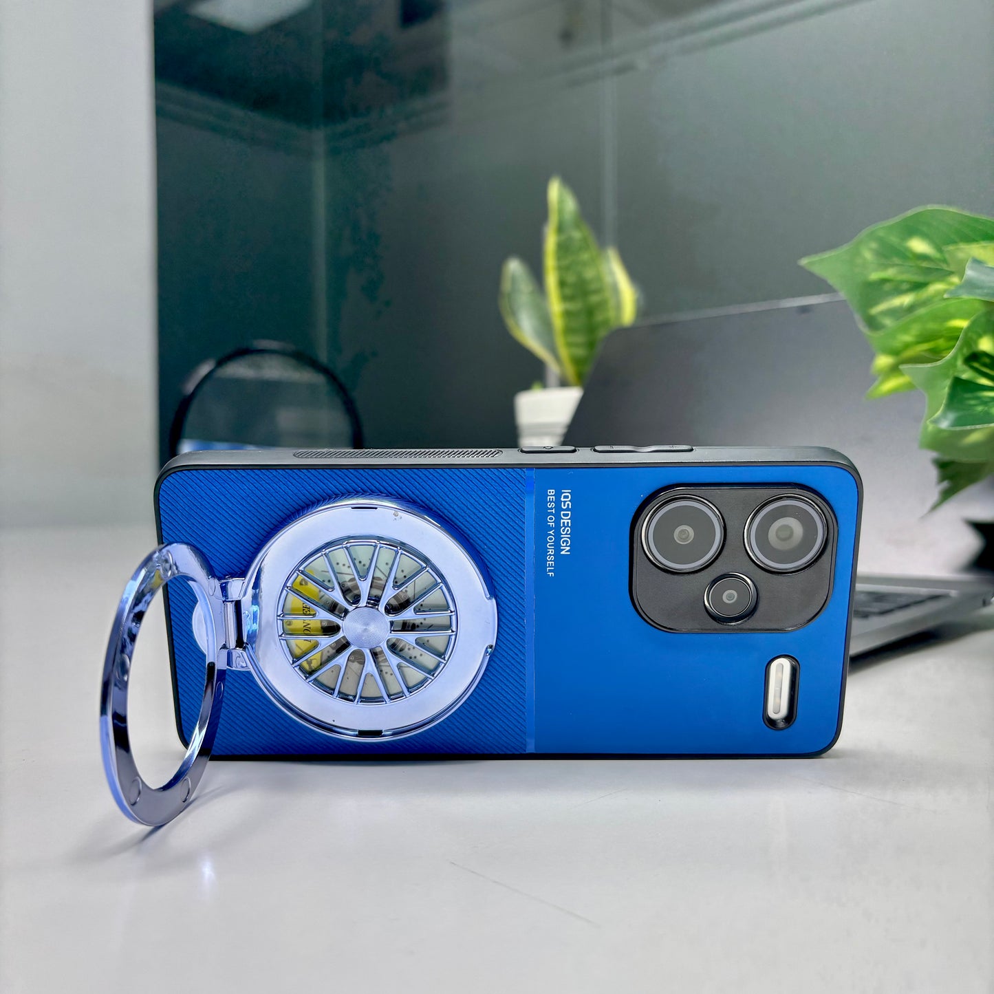 Redmi Note 13 Pro+ 5G Stress Buster Wheel Hybrid Scratch Resistant Back Case