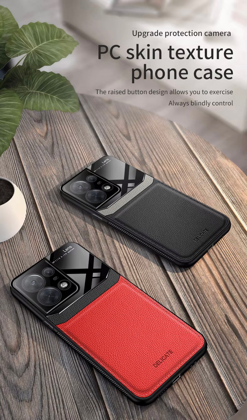 Motorola Edge 50 Pro 5G Premium Leather Lens Protective Case