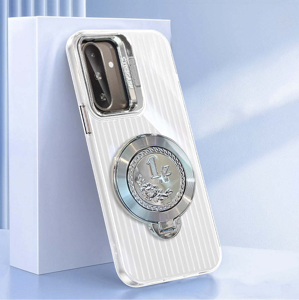 Samsung Galaxy A36 5G Luxury Dual Layer Hybrid Camera Billion Wheel Rotating Case