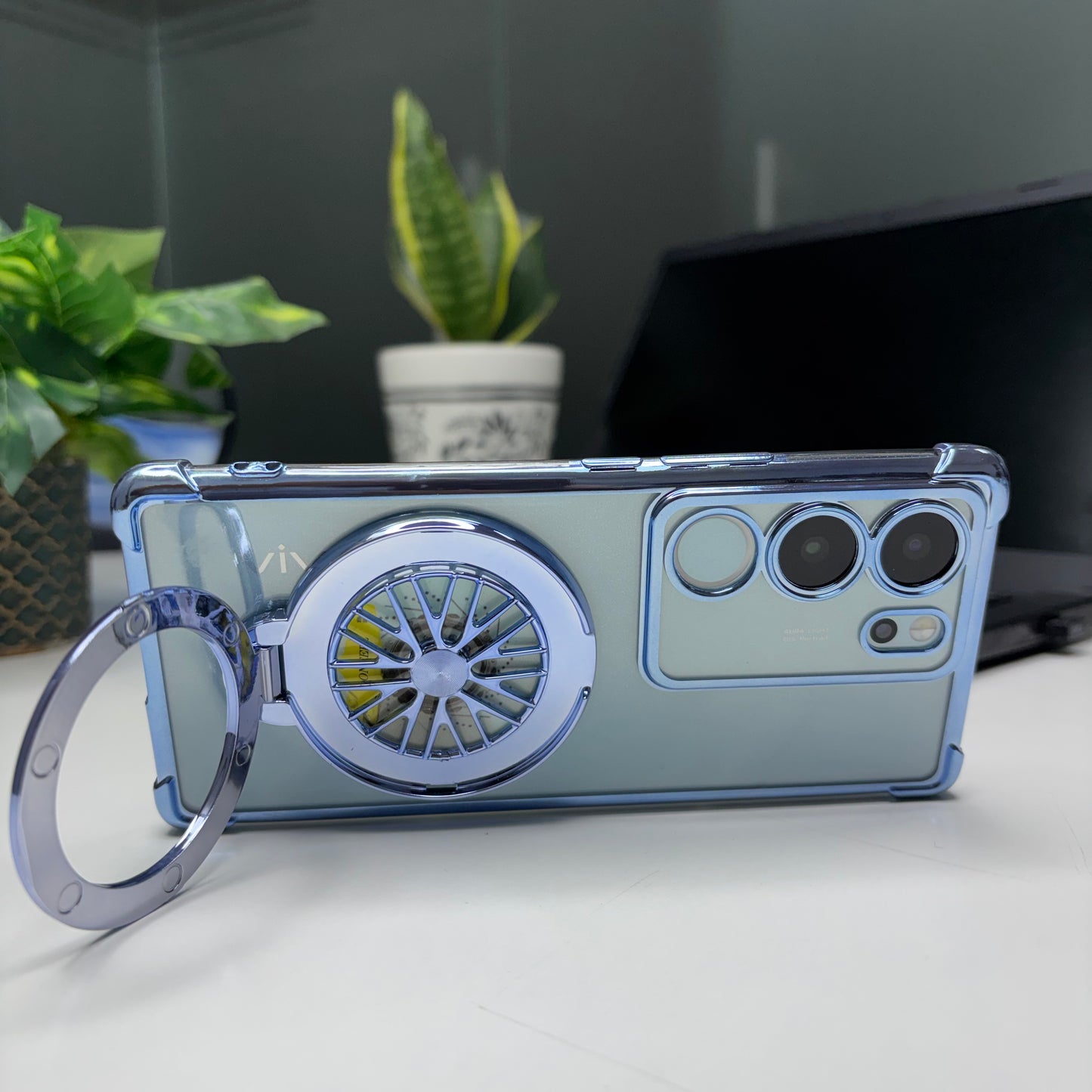 Vivo V29/V29 Pro 5G Premium Stress Buster Wheel Rotating Shockproof Airbags Case