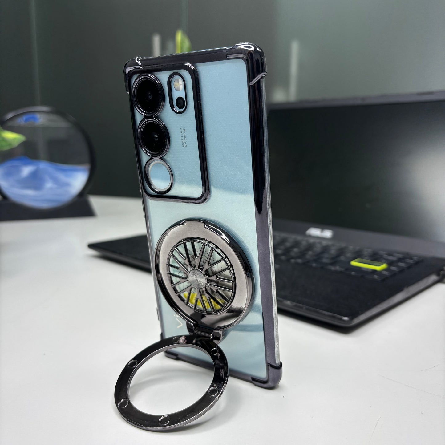 Vivo V29/V29 Pro 5G Premium Stress Buster Wheel Rotating Shockproof Airbags Case
