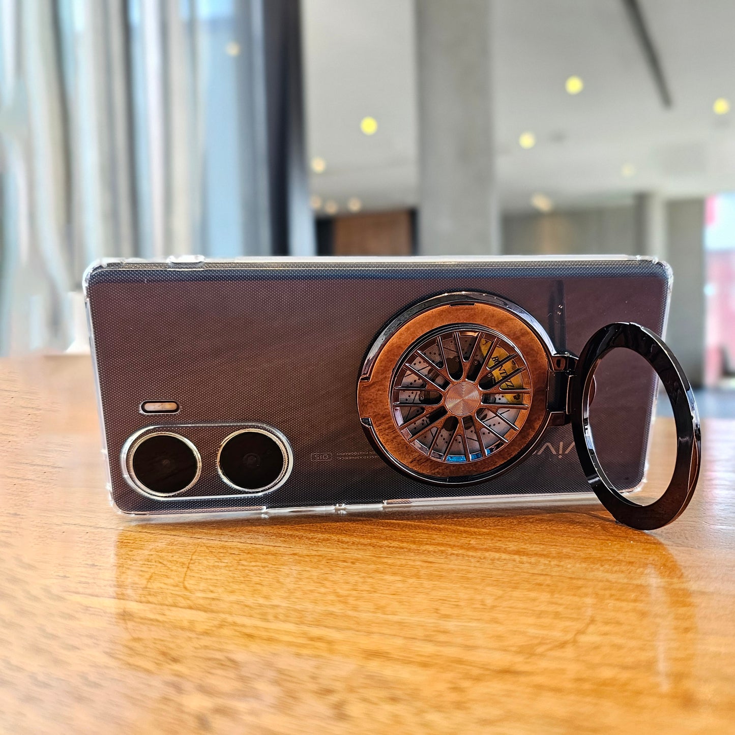 Vivo V29e 5G 100% Original Transparent Stress Buster Wheel Case