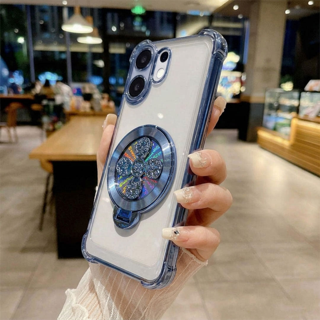 Vivo X200 FE 5G Reflective Fidget Rotating Airbag Case