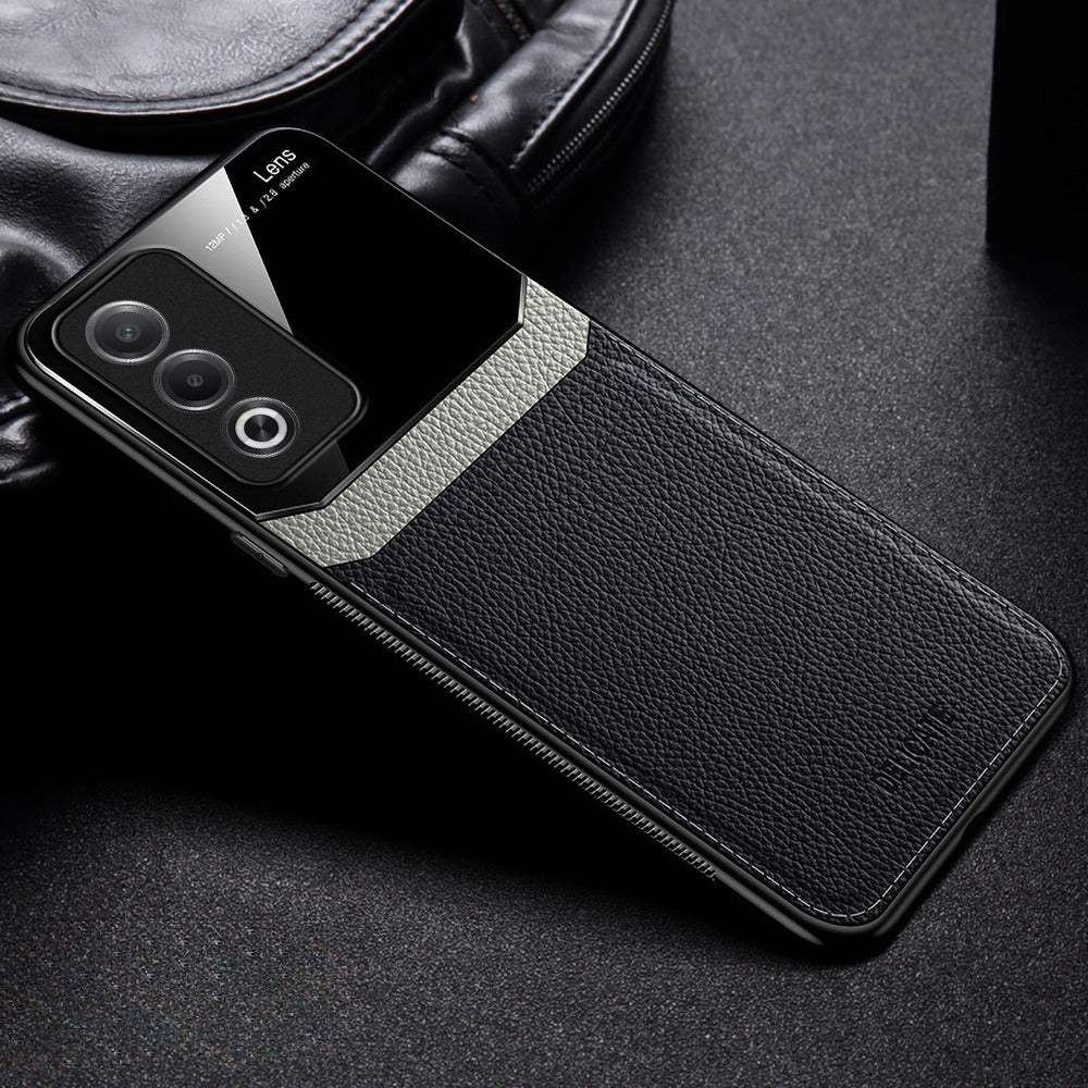 Oppo A3 Pro 5G Premium Leather Lens Protective Case