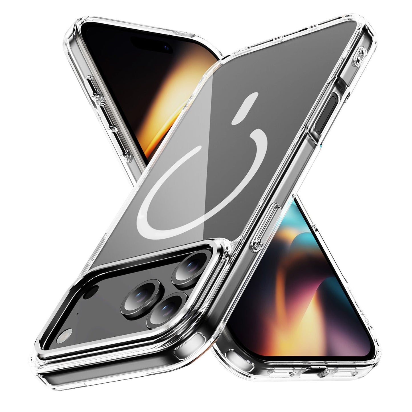 iPhone 17 Pro & 17 Pro Max Electroplating Hybrid Shockproof Bumper Magsafe Case