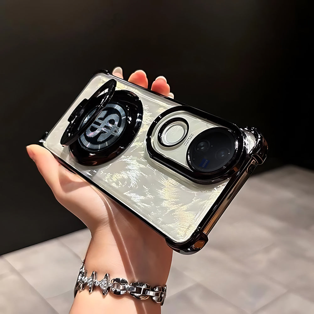 Vivo V50 5G Four Corner Airbags 100% Original Astro Money Magnet Rotating Dollar Case