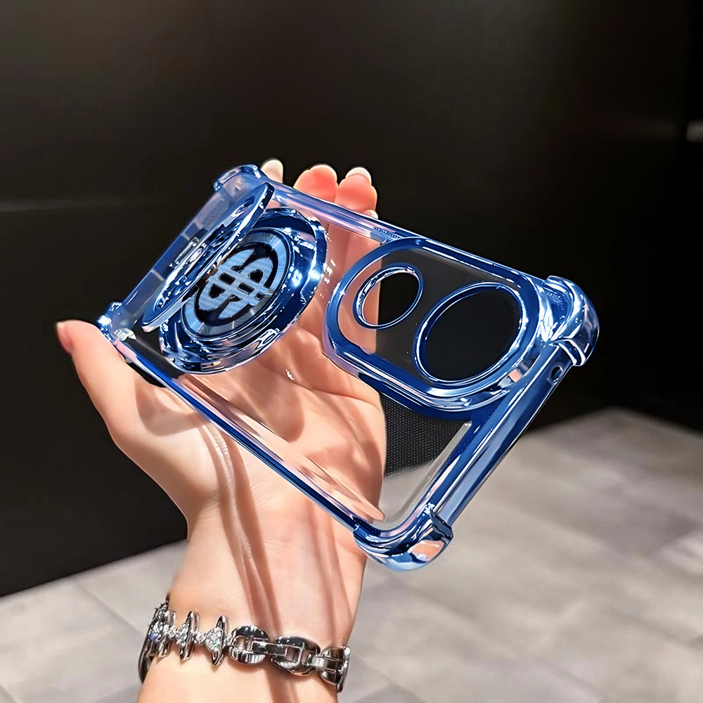 Vivo V50 5G Four Corner Airbags 100% Original Astro Money Magnet Rotating Dollar Case