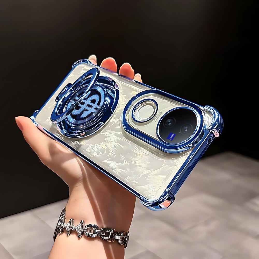 Vivo V50 5G Four Corner Airbags 100% Original Astro Money Magnet Rotating Dollar Case