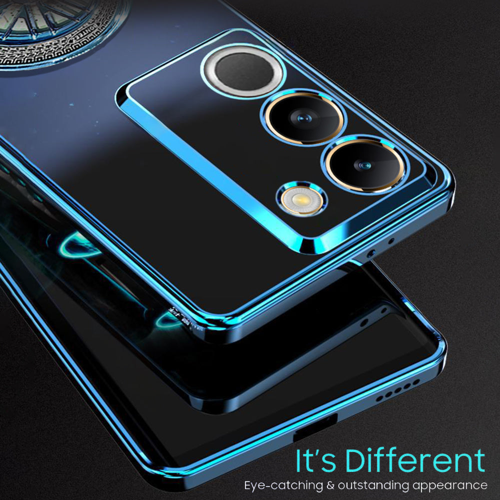 Vivo Y200 5G Ferrari Wheel Electroplating Case