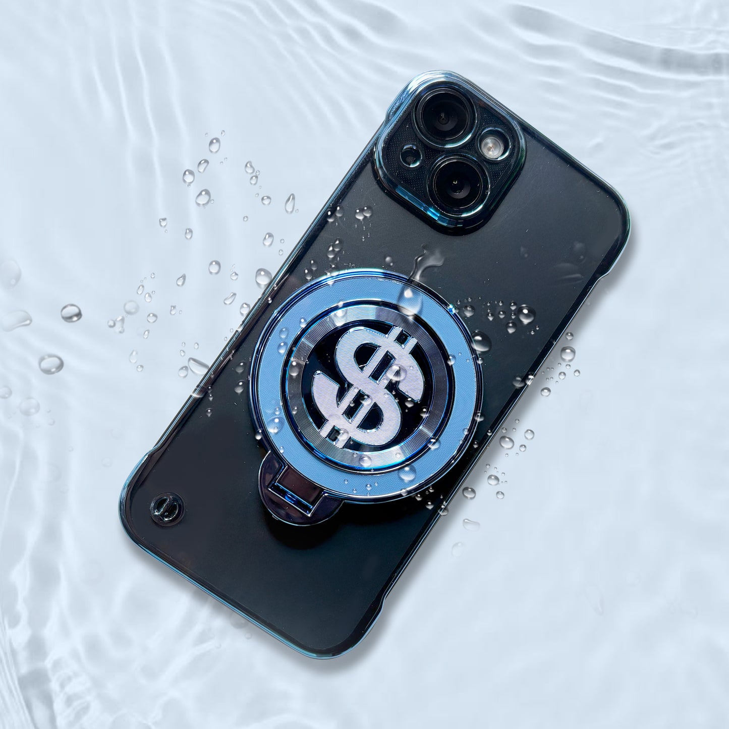 iPhone 15 Plus rotating dollar cover
