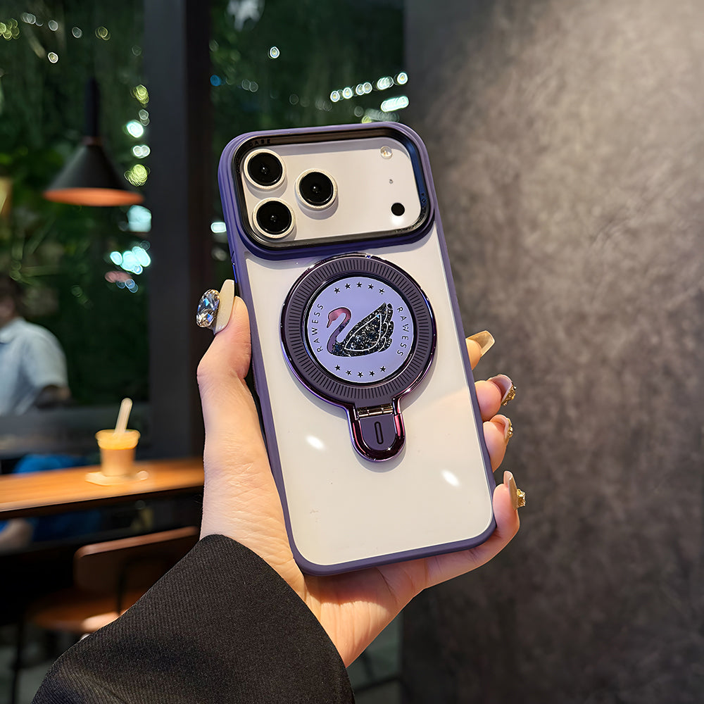 iPhone 17 Pro & 17 Pro Max Luxury Duck Ring Stand Shockproof Magnetic Case