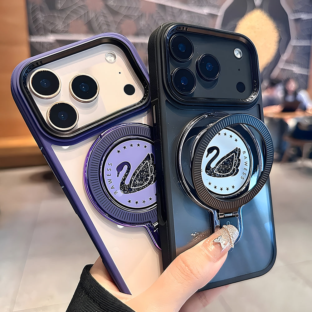 iPhone 17 Pro & 17 Pro Max Luxury Duck Ring Stand Shockproof Magnetic Case