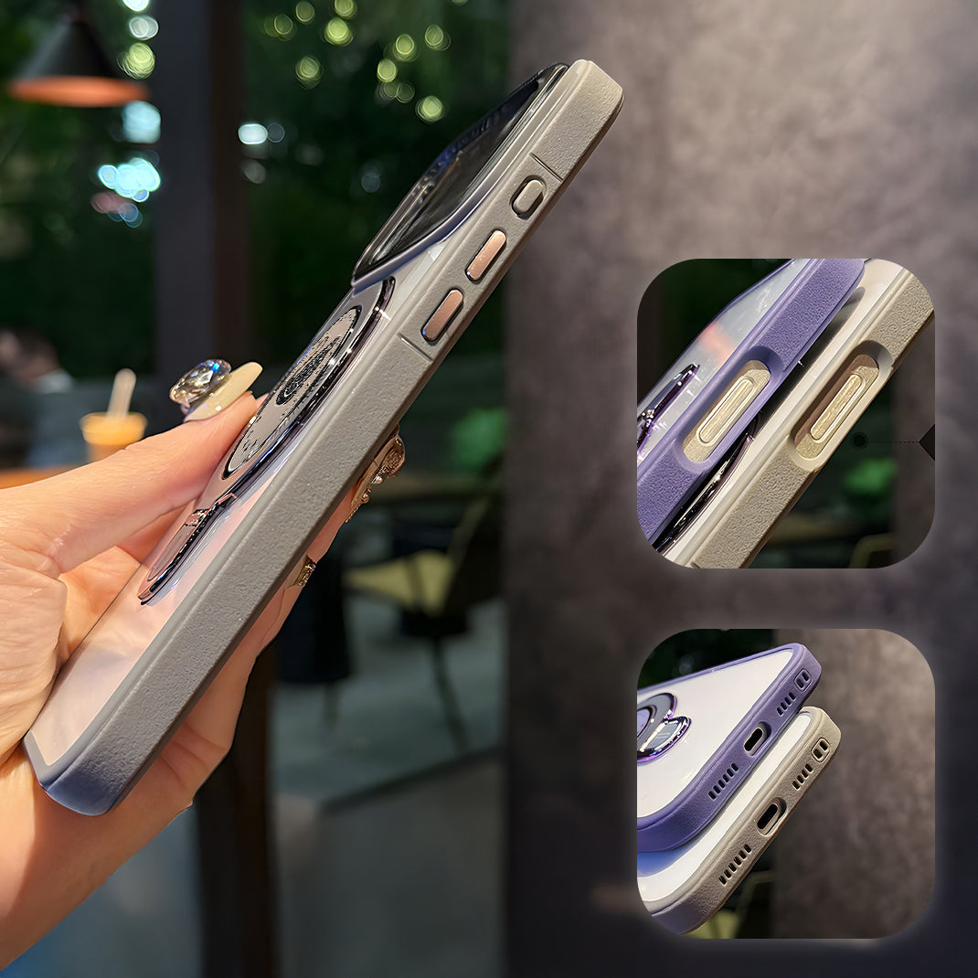 iPhone 17 Pro & 17 Pro Max Luxury Duck Ring Stand Shockproof Magnetic Case