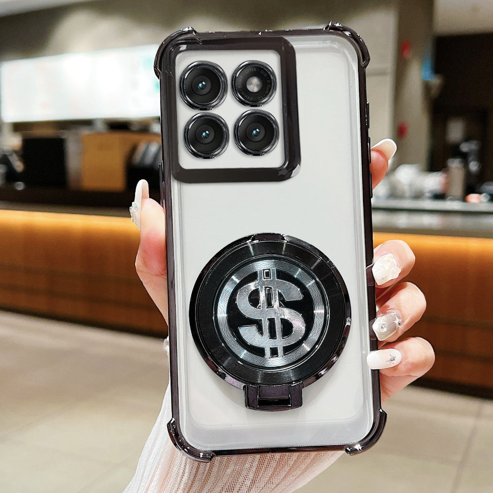 Motorola Edge 60 Fusion 5G Four Corner Airbags 100% Original Astro Money Magnet Rotating Dollar Case