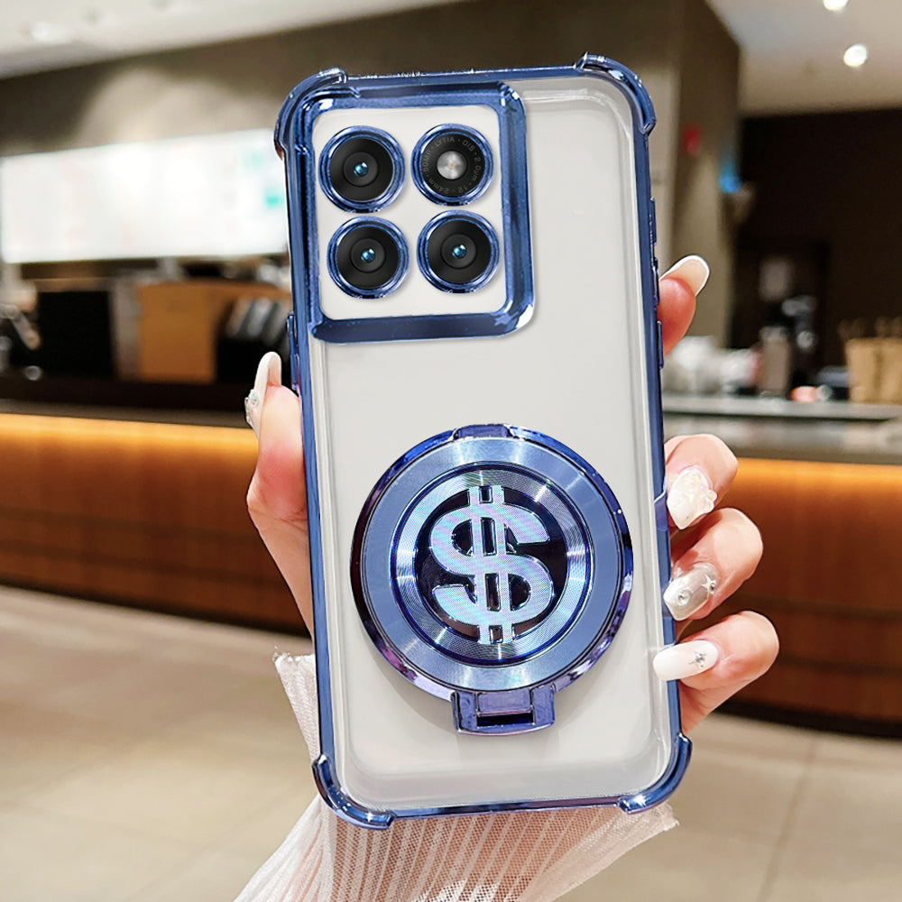 Motorola Edge 60 Fusion 5G Four Corner Airbags 100% Original Astro Money Magnet Rotating Dollar Case