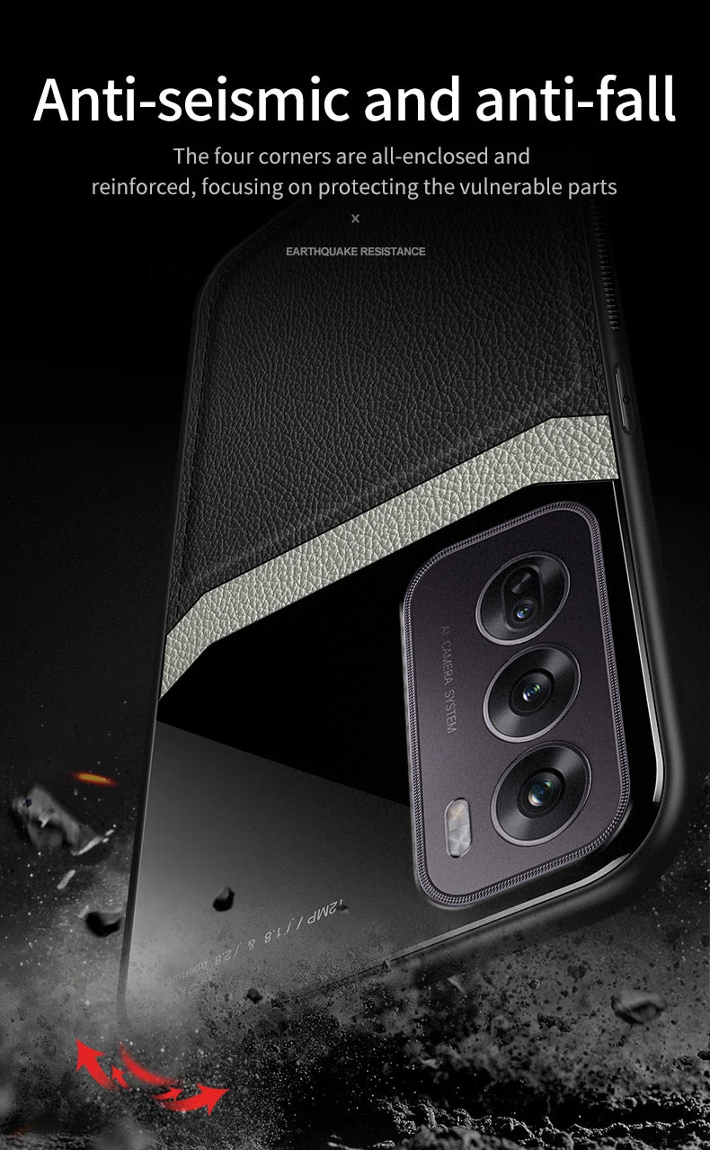 drop texted oppo reno 12 back cover