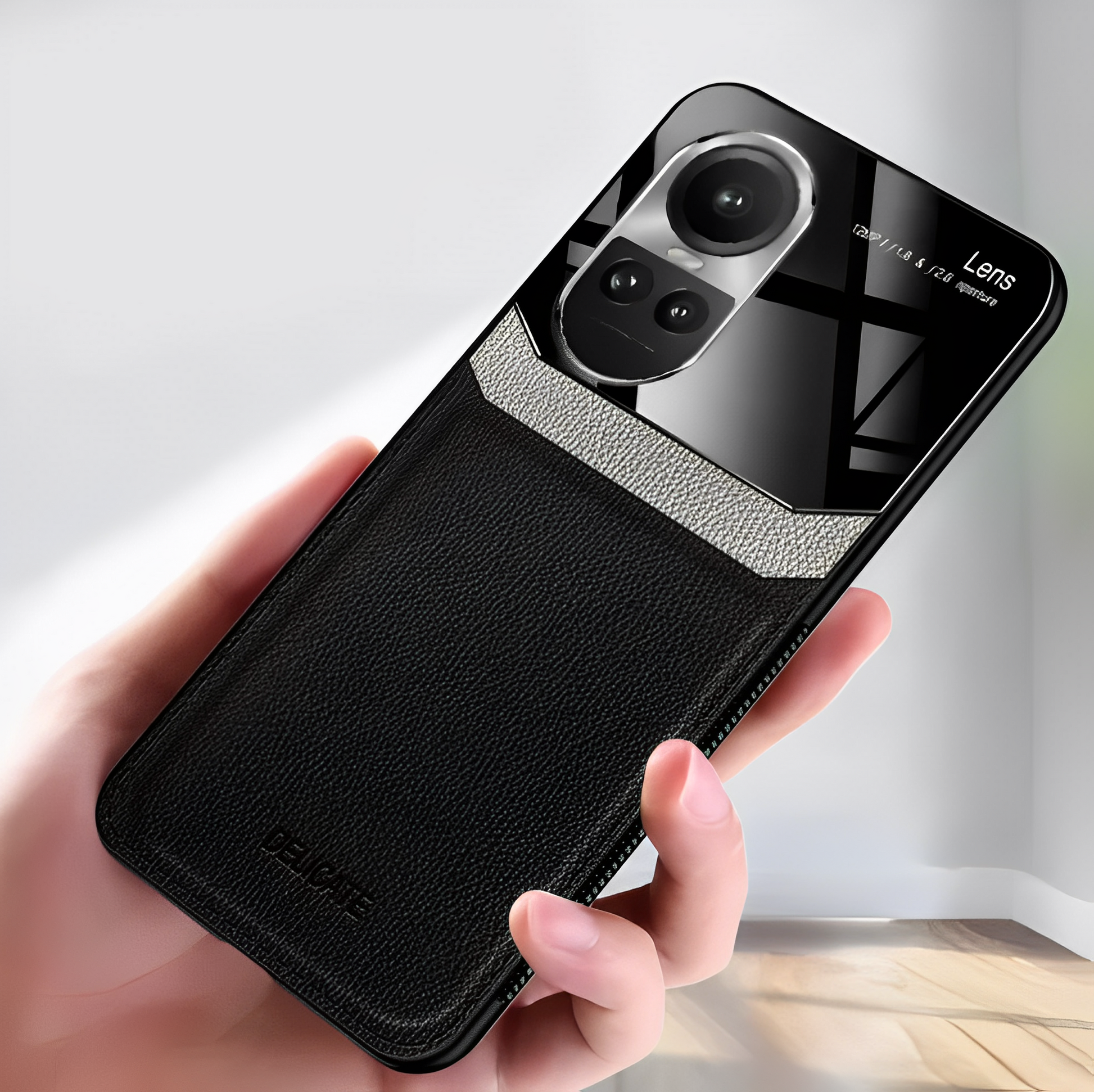 Oppo Reno 10 5G back leather cover