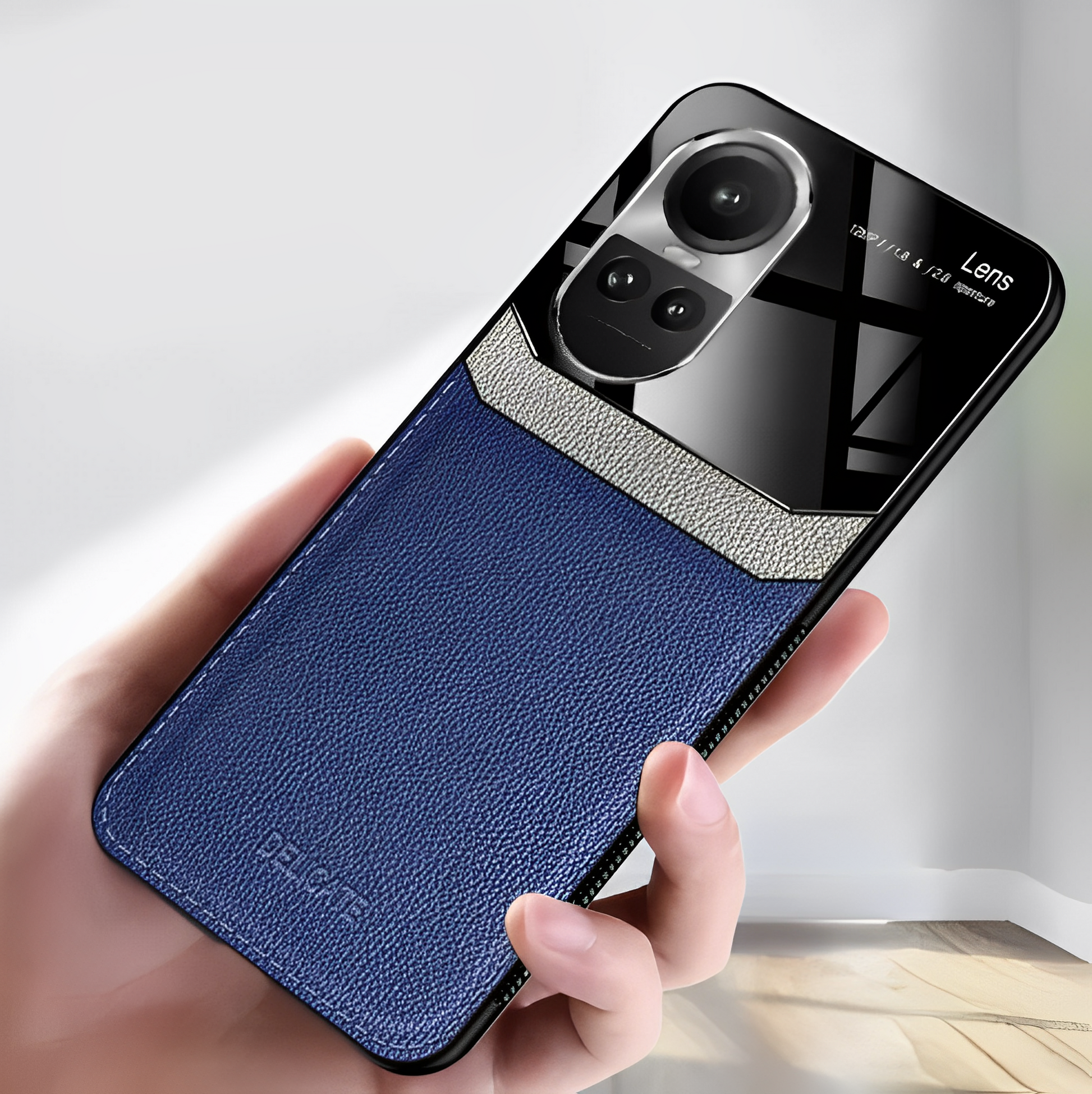 blue Oppo Reno 10 shockproof cover