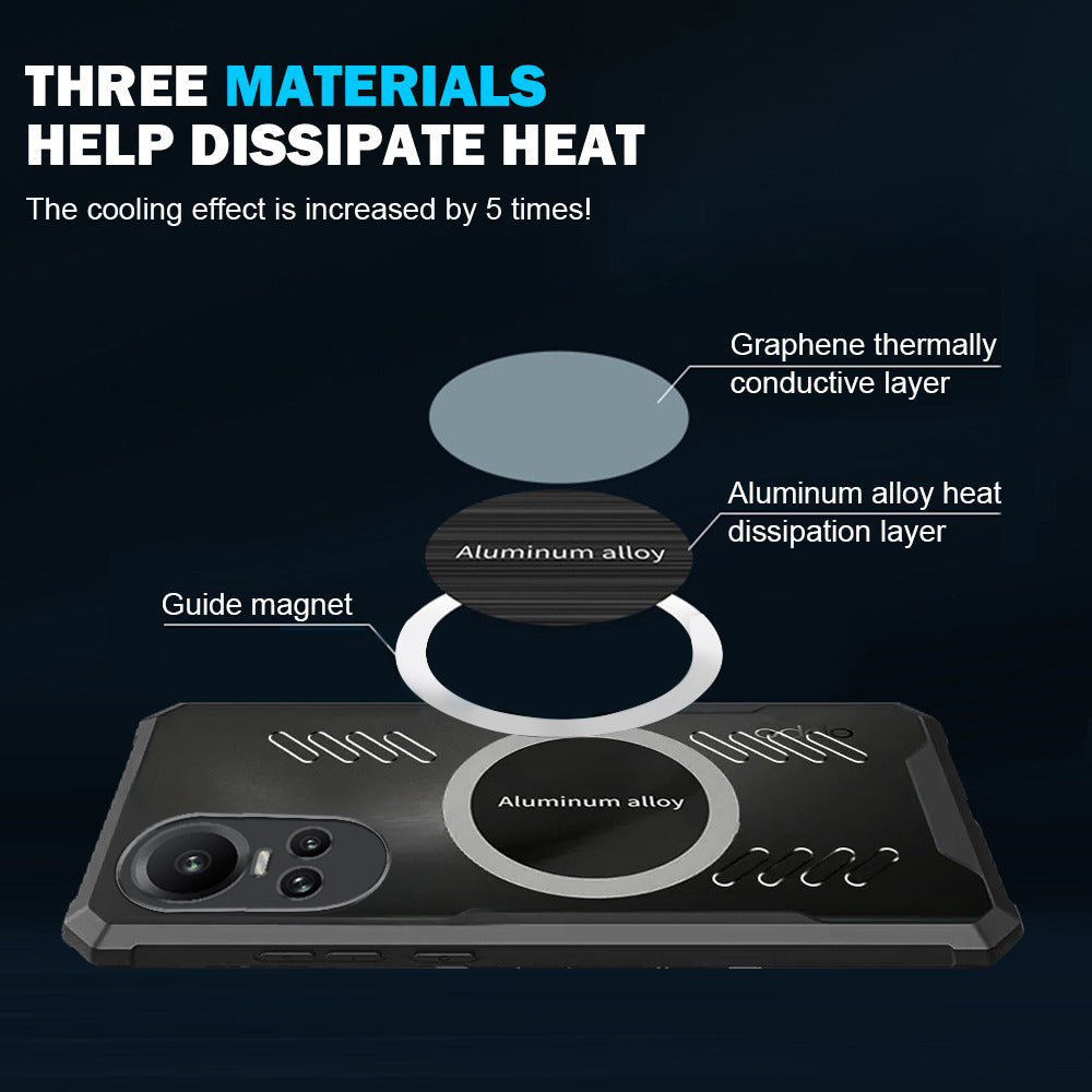 thermal flow Oppo Reno 10 5G case design