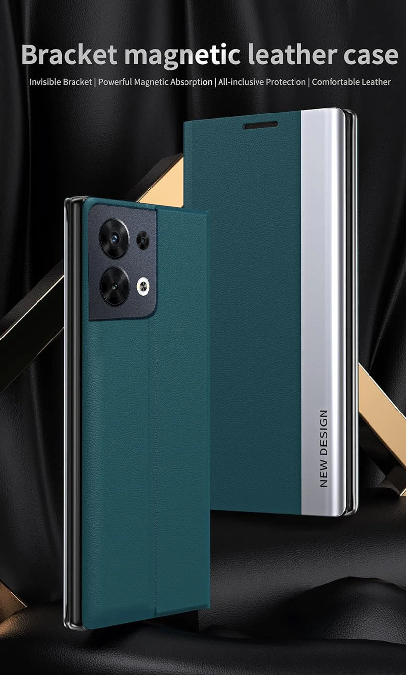Oppo Reno 8 leather case