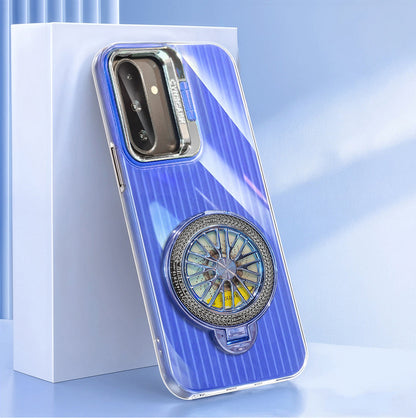 Samsung Galaxy A36 5G Luxury Dual Layer Hybrid Camera Wheel Rotating Case