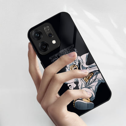 Oppo Reno 14 5G Luffy Gear 5 Inspired Aesthetic Glass Case