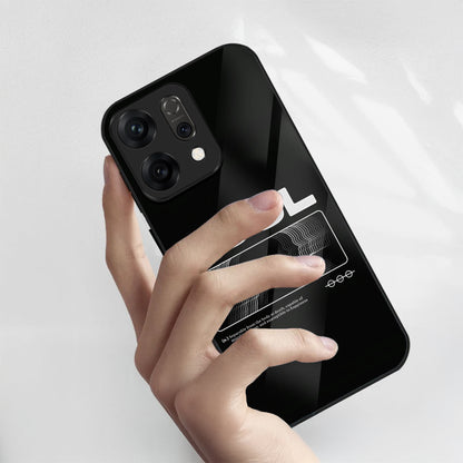 Oppo Reno 14 5G Soul Typography Minimal Design Aesthetic Glass Case