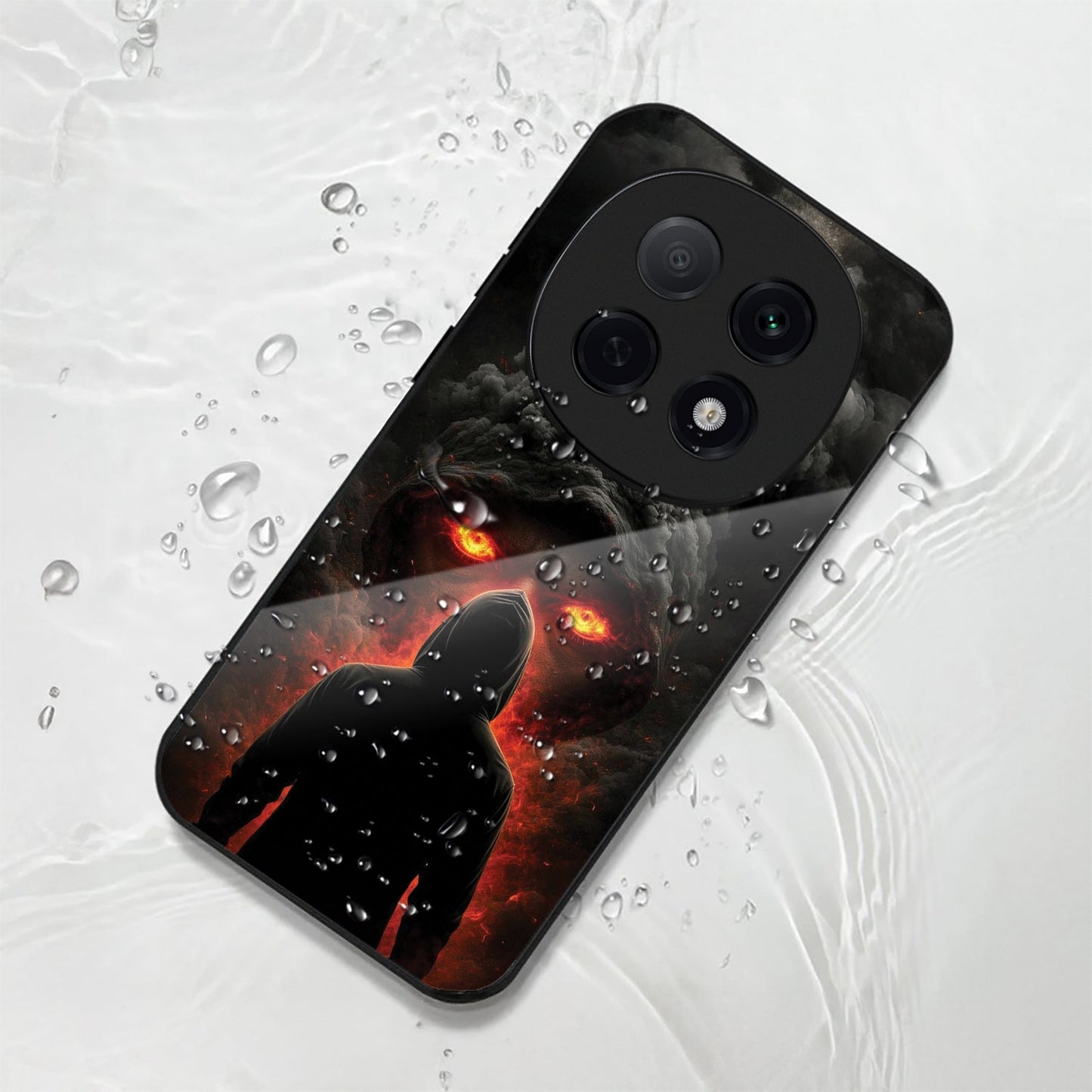 OPPO F29 Pro 5G Premium Acrylic Shockproof Glass Back Case (Nightmare)