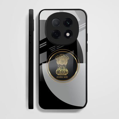 OPPO F29 Pro 5G Premium Acrylic Shockproof Glass Back Case (Ashoka Pillar)