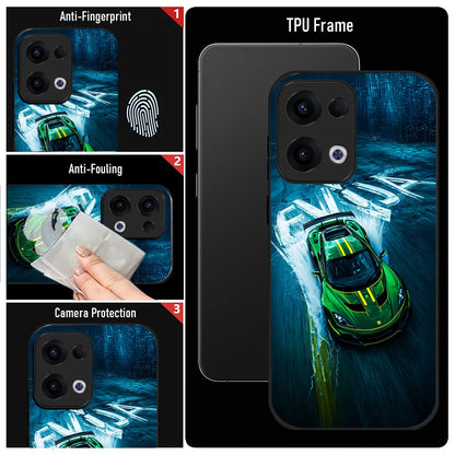 Oppo Reno 13 5G Premium Acrylic Shockproof Glass Back Case (Nitron)