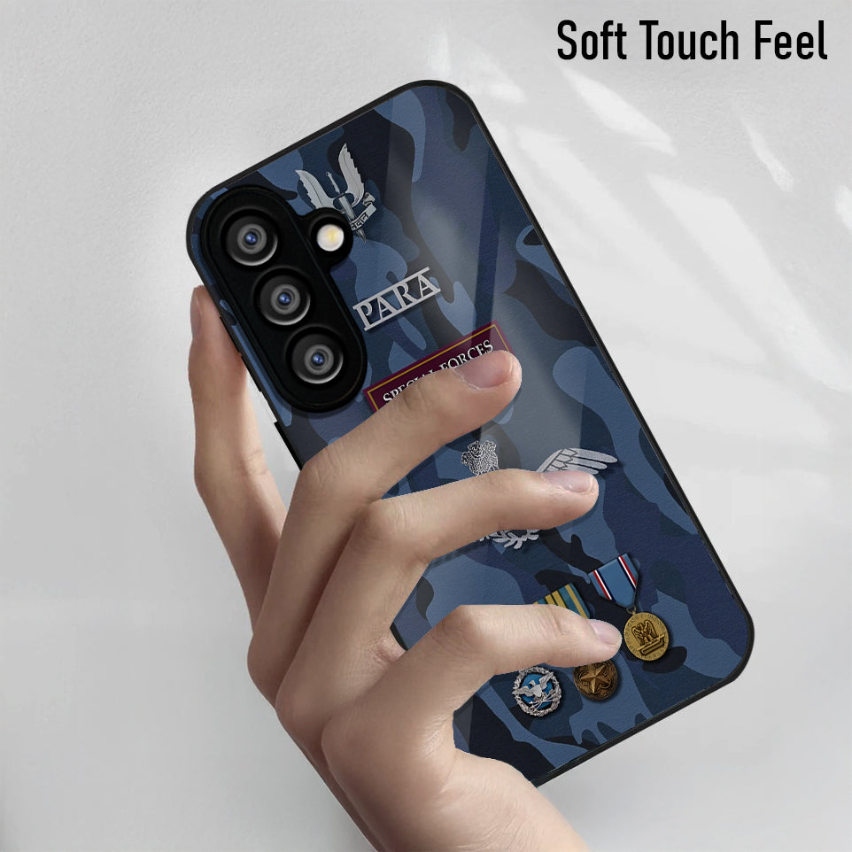 Samsung Galaxy A36 5G Premium Acrylic Shockproof Glass Back Case (Special Forces)