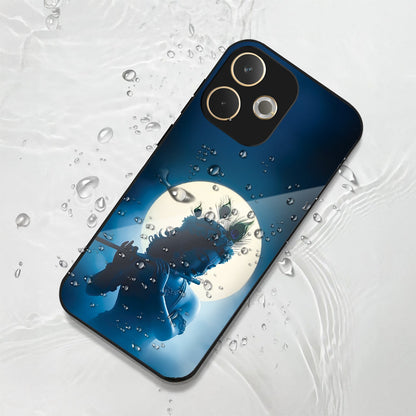 Oppo A5 Pro 5G Premium Acrylic Shockproof Glass Back Case (Lord Krishna)