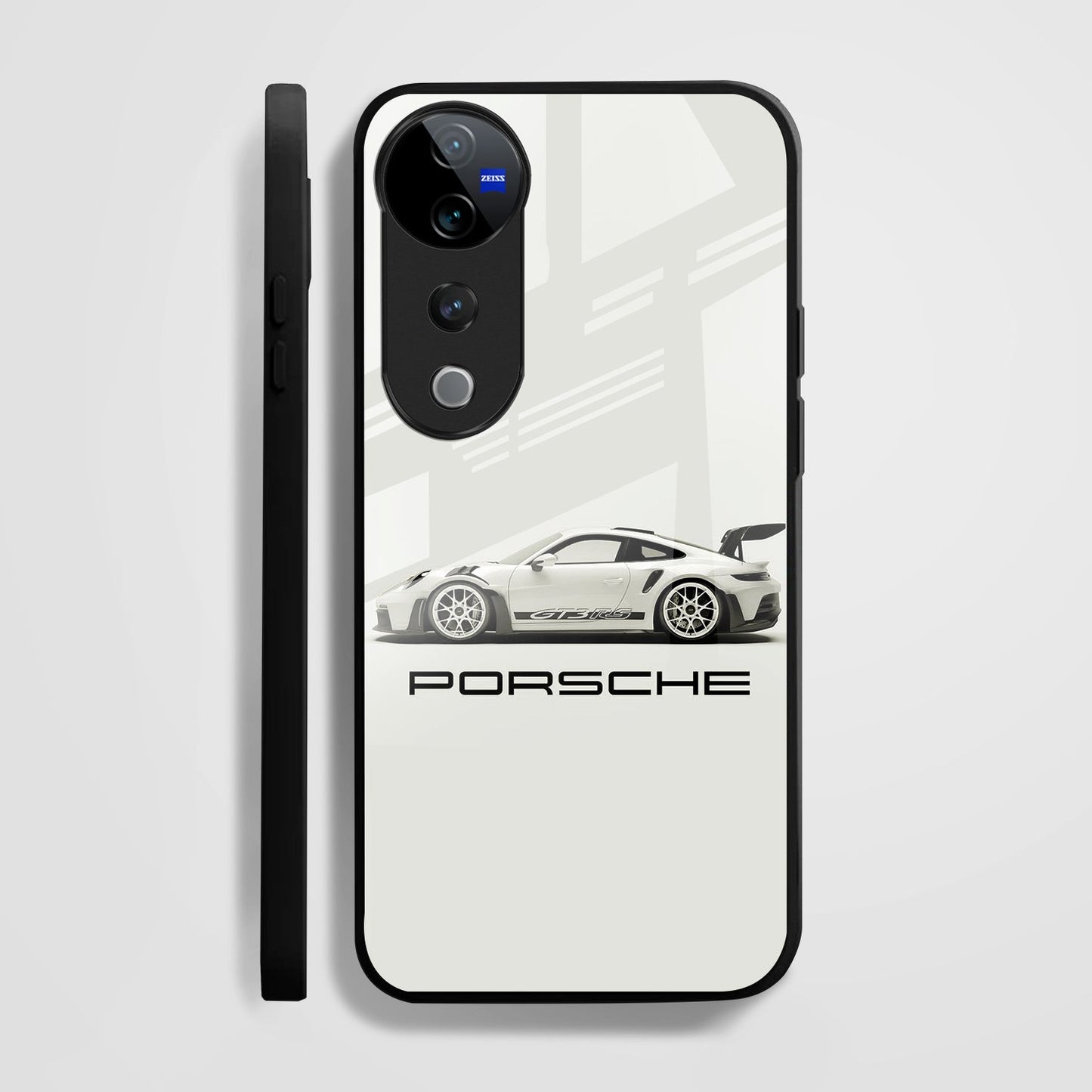 Vivo V40 Pro 5G Premium Acrylic Shockproof Glass Back Case (Drive Porsche)
