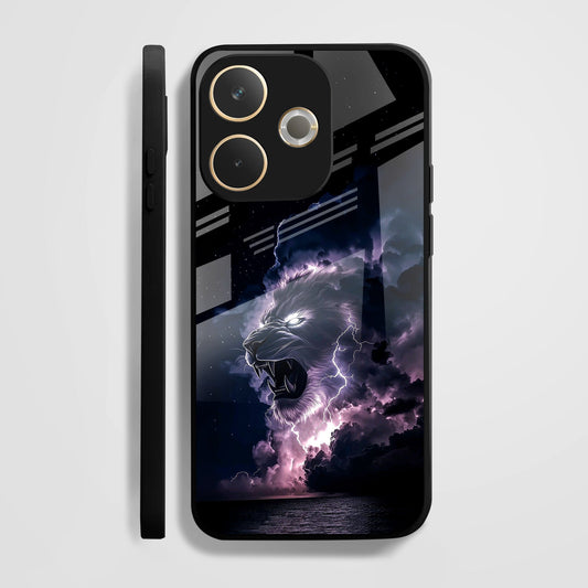 Oppo A5 Pro 5G Premium Acrylic Shockproof Glass Back Case (Sky Roar)