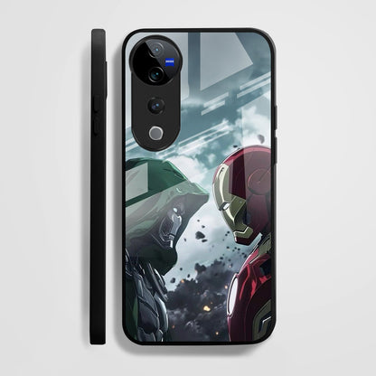 Vivo V40 Pro 5G Premium Acrylic Shockproof Glass Back Case (Battel Case)