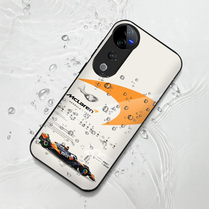 Vivo V40 Pro 5G Premium Acrylic Shockproof Glass Back Case (McLaren Case)