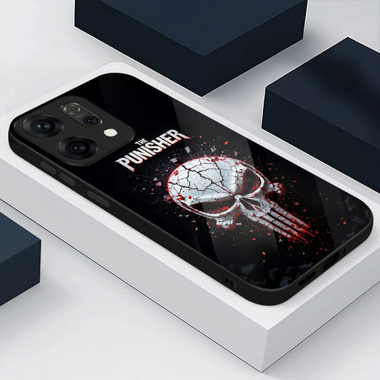 Oppo Reno 14 5G Skull Warrior Aesthetic Glass Case
