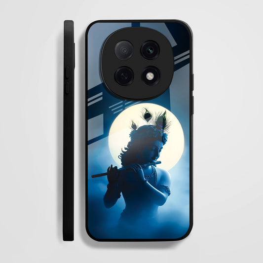 OPPO F29 Pro 5G Premium Acrylic Shockproof Glass Back Case (Midnight Krishna)